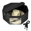 Bamneat Hat Box for Travel & Home Closet Storage, Side