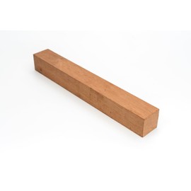 Exotic Wood Zone Spanish Cedar Turning Blank—kiln-Dried Hardwood Ideal for Woodworking, Woodturning, and Wood Lathe Projects, Promoting Sustainable Wood & Woodcraft. (4, 1" x 1" x 12")