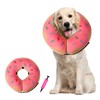 DEWVIE Inflatable Recovery Dog Cone, Protection Dount Collar for Small