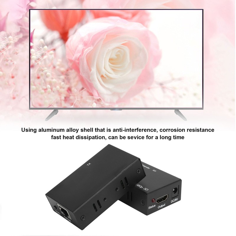 HD Multimedia Interface Signal Extender 1080P 196ft Signal Amplifier Repeater