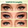KEYYOULASH Flora Lash Clusters Kit 3D DIY Lashes Extension Kit