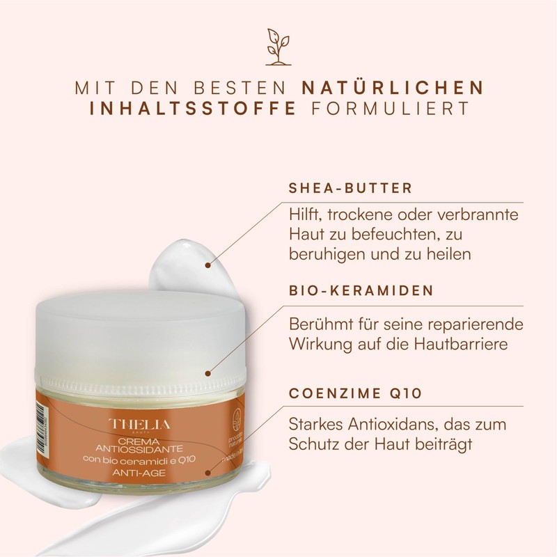 Thelia Beauty | Face Cream, Natural Product without Parabens, Dermatologically