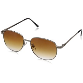 Fashion Glass 7696 Men's Sunglasses, brown half (frame gold)