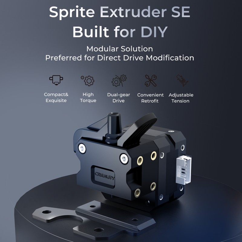CREALITY Sprite Extruder SE Extruder Dual-gear Drive High Torque &