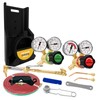 AWLOLWA Medium Duty Oxy Acetylene Gas Welding Outfit Tote Kit,