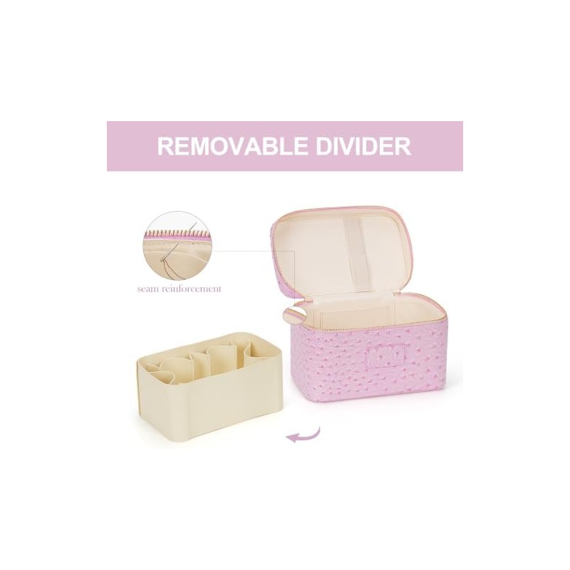 Cosmetic Bag Organizer Travel, Compact Lightweight Accessory for Travel and