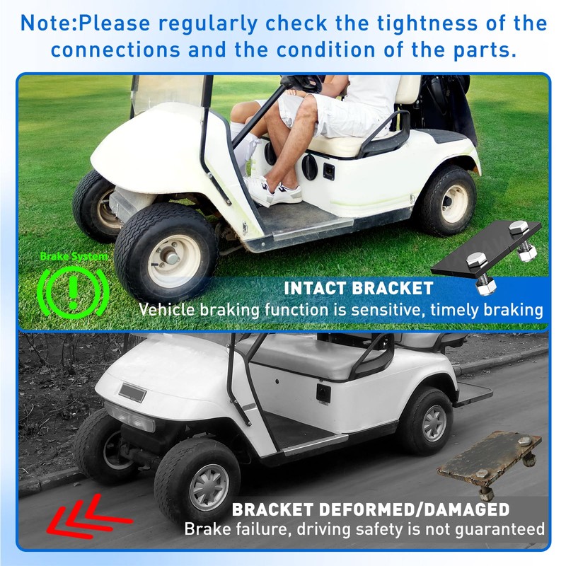 FIXHAWK Hill Brake Catch Bracket Plate for EZGO DCS &