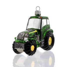 Hamburger Weihnachtskontor - Christmas Tree Decoration - Technique - Tractor Tractor Green