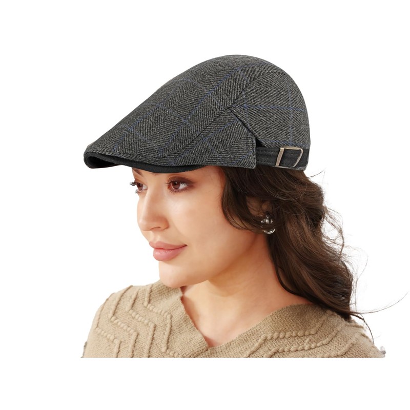 Rayson Men's Flat Cap Men's Beret Cotton Flat Cap Men's