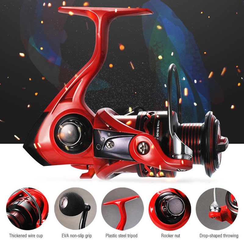 Spinning Reel 13+1BB 14 Bearings Left Right Interchangeable Wheel Fishing