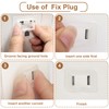 30 Pack Loose Outlet Plug Fix - Secure Plug Lock