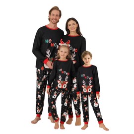 Family Matching Christmas Pyjamas Set for Women Men Adults Kids Couple Pjs Set