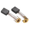 vhbw 2 x Carbon Brushes Motor Carbon Abrasive Carbon 7