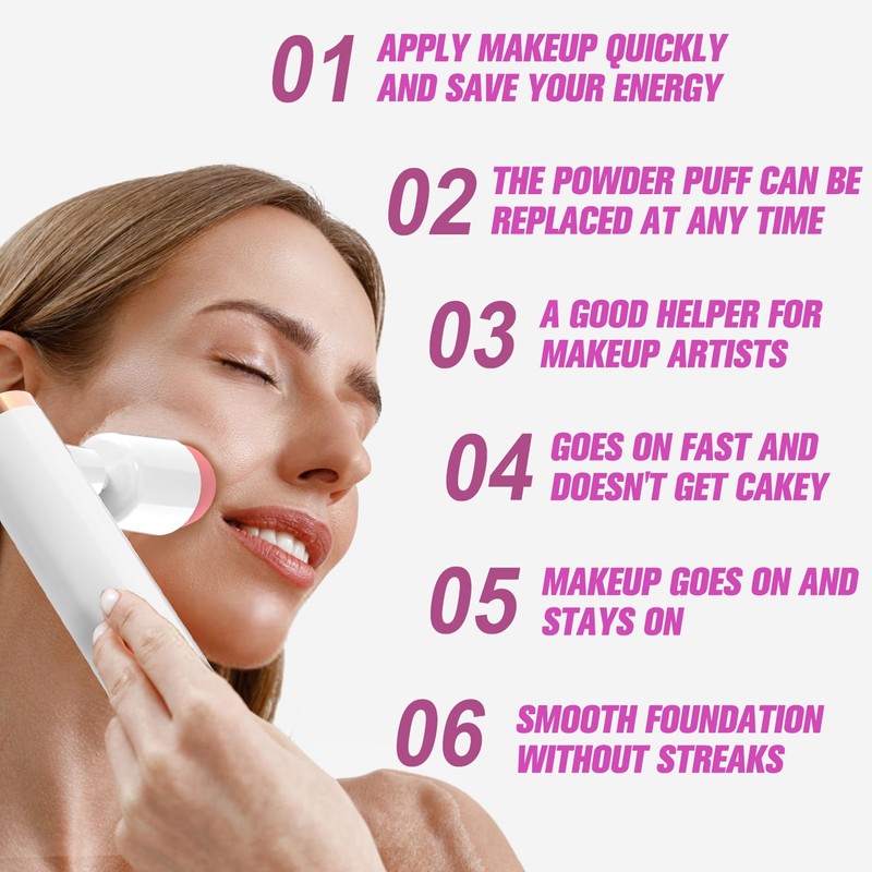 Electronic Powder Puff Machine for Makeup, Suitable for Most Of
