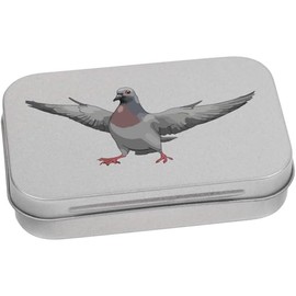 95mm 'Pigeon with Attitude' Metal Hinged Tin/Storage Box (TT00247053)
