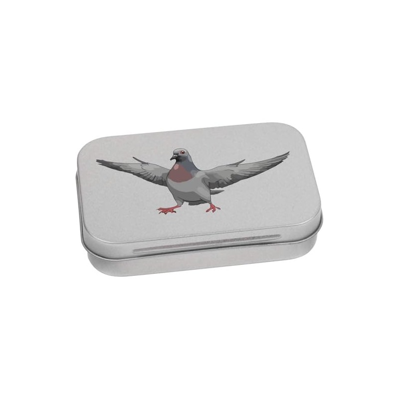 95mm 'Pigeon with Attitude' Metal Hinged Tin/Storage Box (TT00247053)