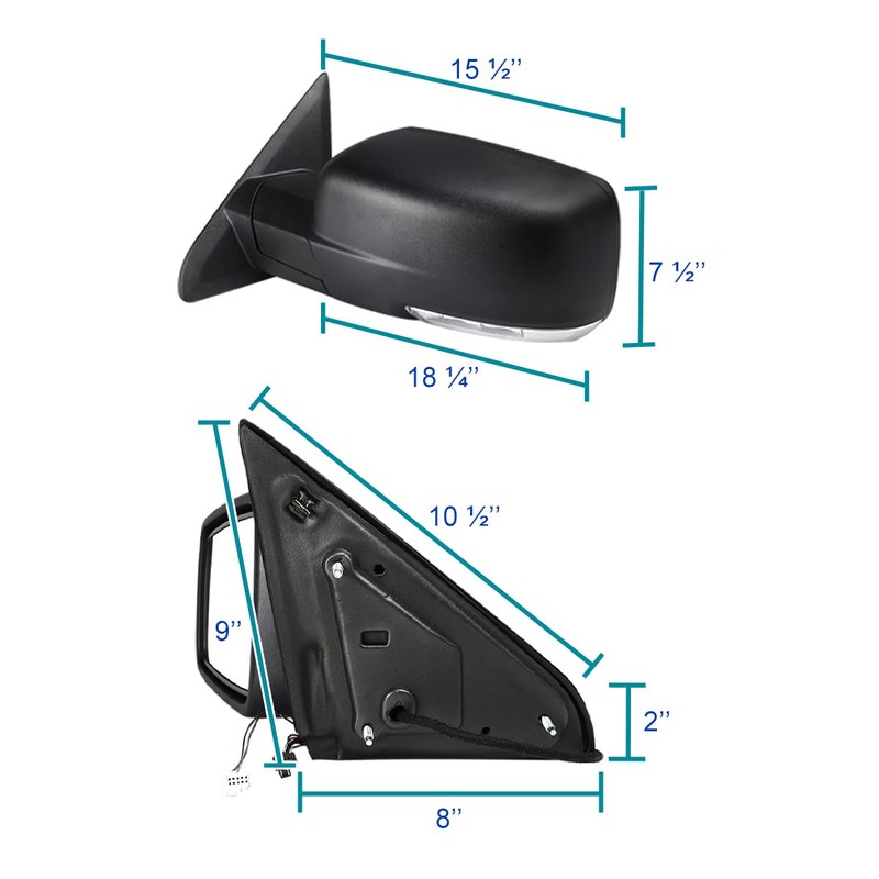 Spec-D Tuning Power Fold Heated Temp Sensor Left Driver Side