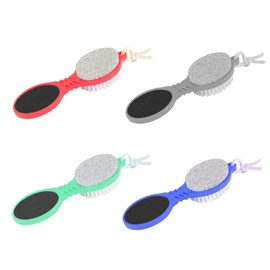 BIUDECO 4Pcs Foot Files for Callus Removal Ergonomic Tools for Hard Skin Gentle Exfoliating Rasp for Heel Repair Random Color Random Color