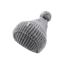 Sterntaler Knitted Hat with Effect Yarn - Girls' Beanie, Silver melange