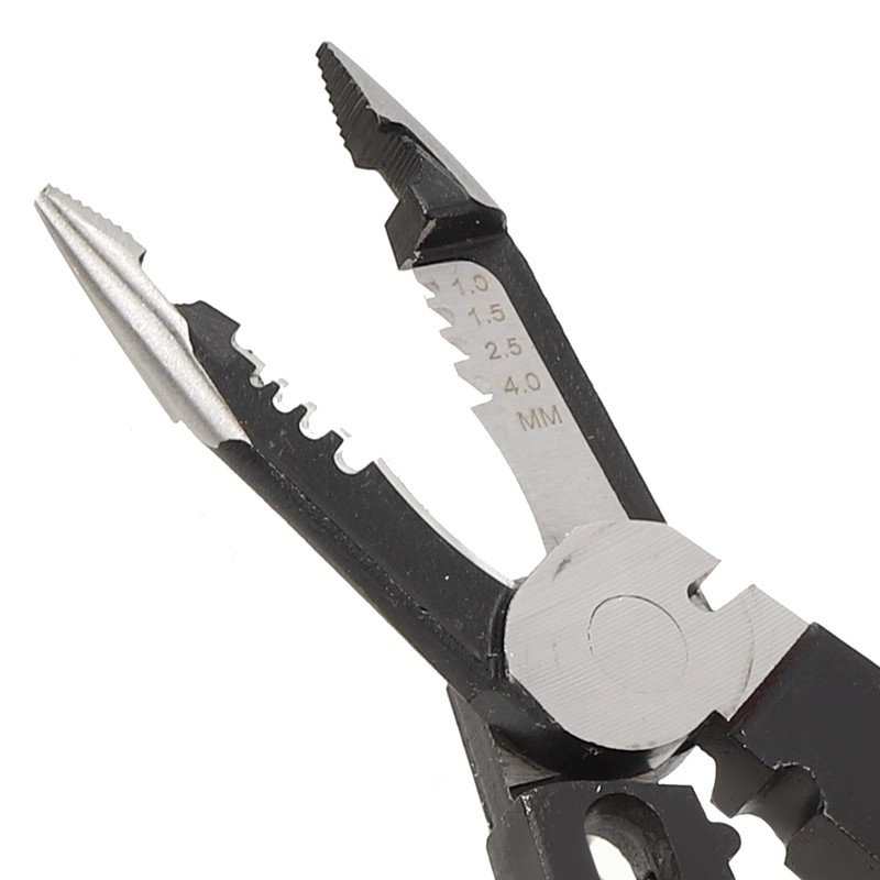 6 in 1 Steel Wire Stripper MultiFunctional Crimping Pliers Cutter
