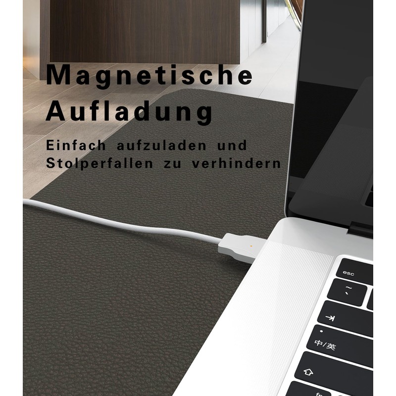 AIOUM Typ C auf magnetisches Laptop-Ladekabel der 3. Generation für