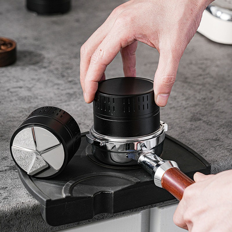 Stainless Steel Coffee Tamper Rust Proof Comfortable Grip Coffee Pressing