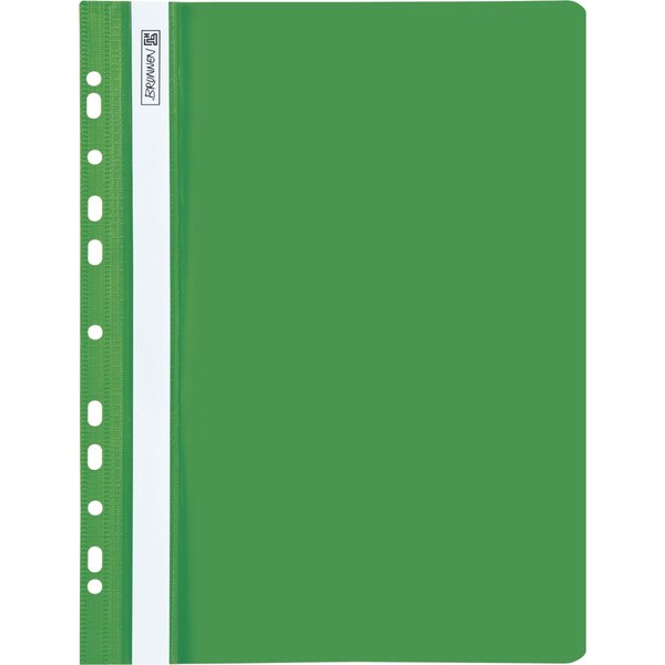 Brunnen 102015250 File Folder A4 Perforated Office to Go Crystal