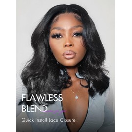 LUVME HAIR 5X5 Body Wave 20" Human Hair Lace Closure