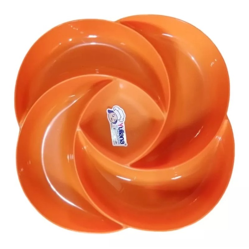 Yuliana Juego De 12 Platos Botaneros De 30cm Con 5