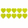 10 Pack Heart Reflective Stickers