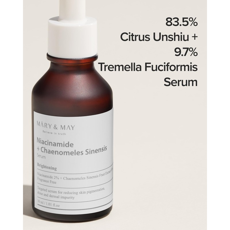 Mary & May Niacinamide + Chaenomeles Sinensis Serum (30 ml)