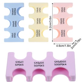 MBAIYO 4pcs Japanese Yen Coin Holders, Japanese Coins Organizer Dispenser Hard Case 6 Slots Portable Storage Rectangle Plastic Coin Stand Sorter Collection Purse Travel Car(Blue,Purple,Yellow,Pink)