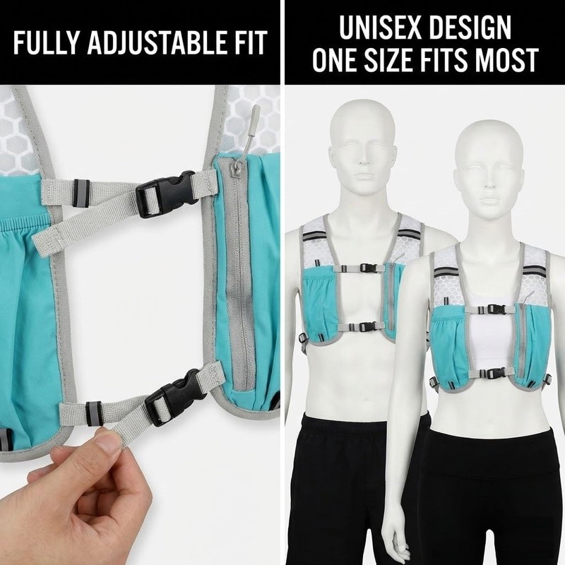 ZENSEWEN Running Vest Hydration Pack - Lightweight Trail Running Vest