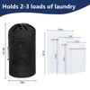 WELIDAY Laundry Bag Backpack with Shoulder Straps and Mesh Pocket