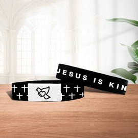 kumamart Bible Verse Bracelets Wearable Bible Bracelet with NFC Christian Bracelet Bible Verse Bracelets for Women Men Inspirational Bible Verse Bracelet(Bible Verse Bracelets Black)