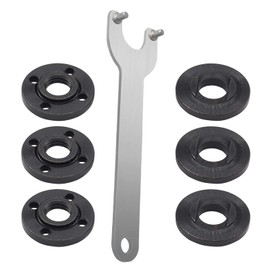 3-Pack Angle Grinder Flange Nut & Wrench Set – for 4.5”, 5”, 7” 5/8”-11 Thread, Compatible with Dewalt, Milwaukee, Makita, Bosch, Black & Decker, R-yobi – Replaces 193465-4, 224399-1, 224568-4