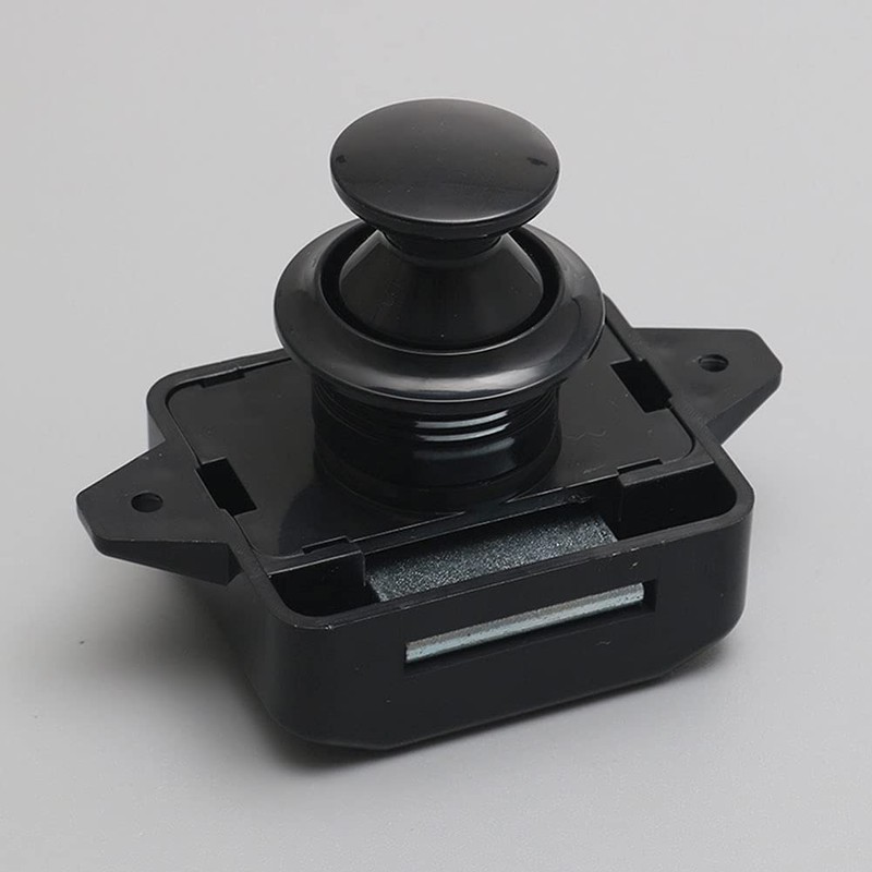 CALIDAKA Push Button Latch Catch Push Door Lock,Push Button Cabinet