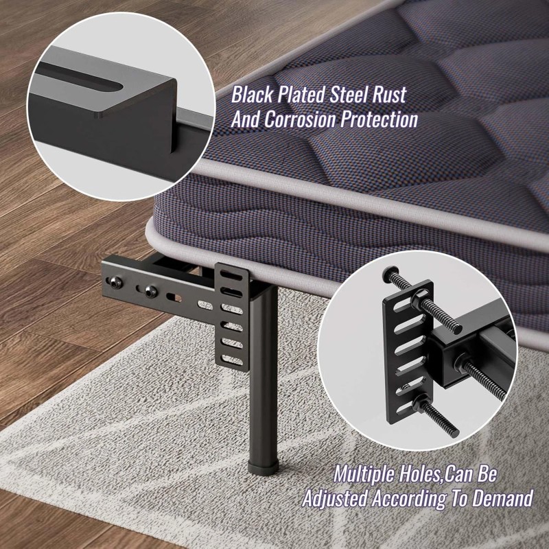 CCJH Adjustable Bed Headboard Wall Mounting Brackets,Footb