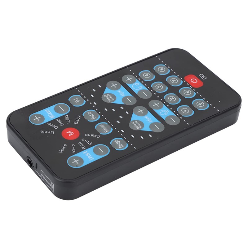 Portable Live Sound Card, Mini Voice Changer with 8 Sound