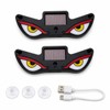 Solar Devil Eyes LED Car Window Light, Wireless No Drill