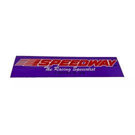 Vintage Speedway Motors Decal - 2" x 8"