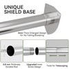 U Shaped Shower Curtain Rod, Adjustable Corner Shower Curtain Rod