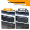 Hoolcar Left & Right Front Bumper Guard Pads Insert Cap