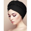 SATINIOR 3 Turbante para Mujer Capó Preatado Gorro de Dormir