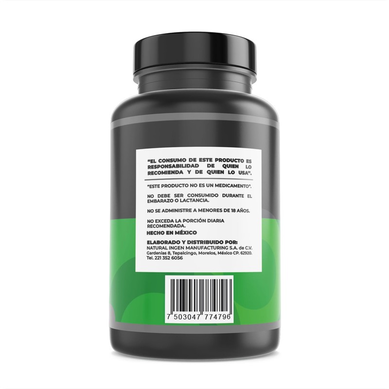 Citrato de Magnesio - Origen Natural - 240 Cápsulas -
