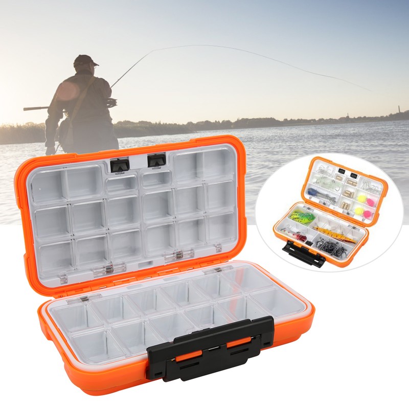 Waterproof Lure Box Doublesided Fishing Hook Tool Storage Box Multifunctional