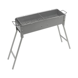 Portable BBQ Grill with Sable Stand,24 * 7 * 25 Inches,Durable Charcoal Grill for Outdoor Cooking, Picnics, Large Grilling Area,Folding Camping Grills with Adjustable Height 3.15-3.94 Inch