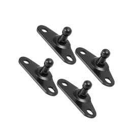 VekAuto 4pcs 10mm Auto Ball Studs Mounting Brackets for Gas Struts Shocks Auto Accessories