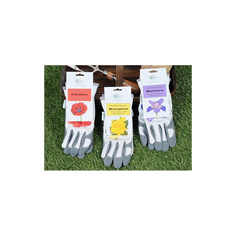 Gold Leaf RHS COLLECTION CHELSEA Ladies Comfortable Deerskin Leather Gardening