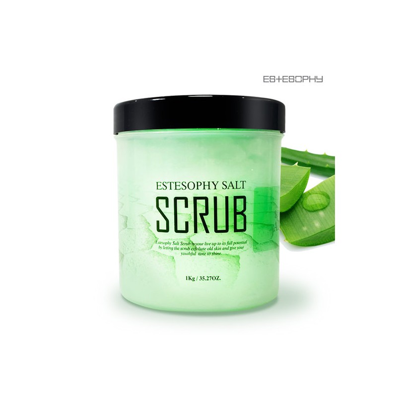 Estesophie Salt Body Scrub Aloe 1000g / 에스테소피 솔트 바디